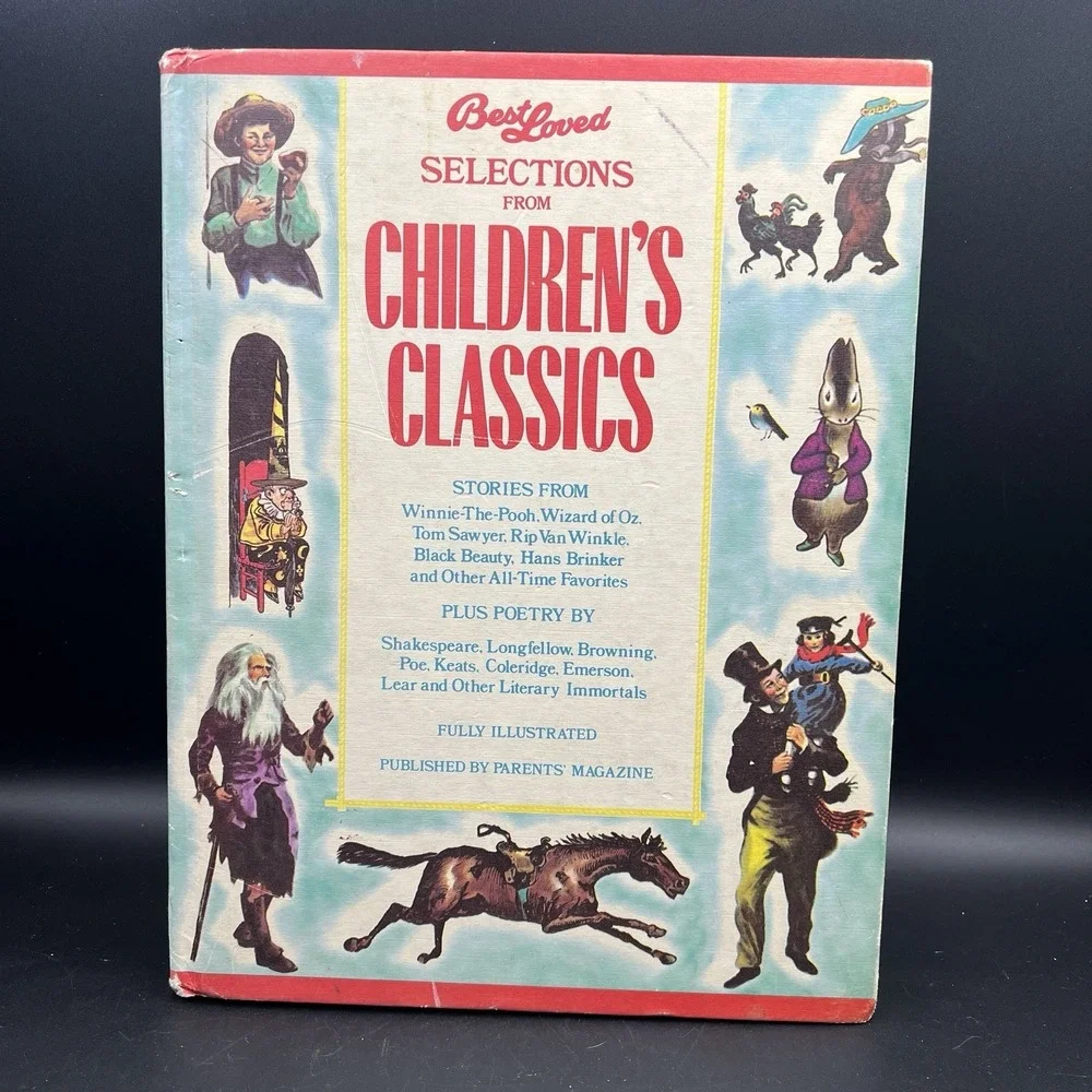 Deans Mother Goose Book Of Rhymes 1977 Edition Vintage Hardcover Children Book